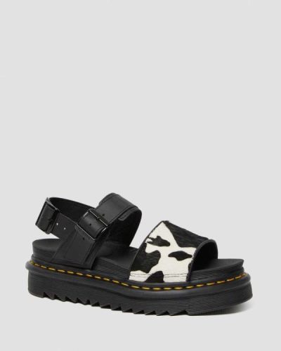 Sandalias Con Tiras Dr Martens Voss Animal Print Cuero Para Mujer DR2744Q